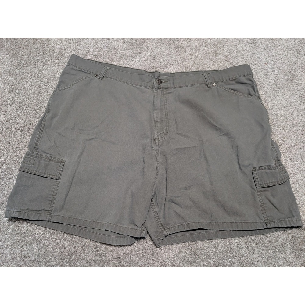 Riders by Lee Cargo Shorts Mens 24W Olive Green Cotton Canvas Utility Gorpcore
